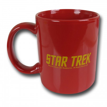 Star Trek Red Klingon Mug