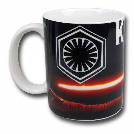 Star Wars Force Awakens Kylo Ren White Mug