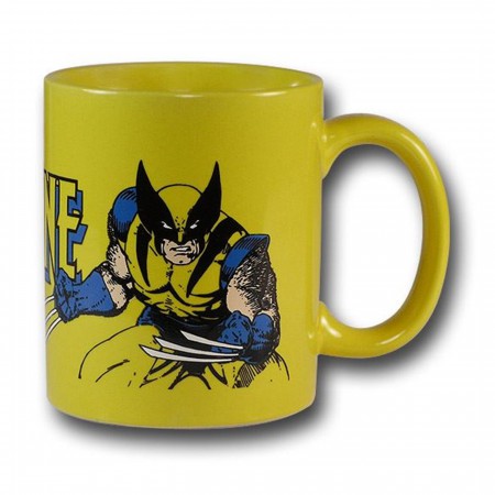 Wolverine Yellow Ceramic Mug Of SNIKT!!!
