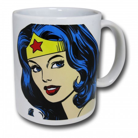 Wonder Woman Cuddle Up Mug with Bear