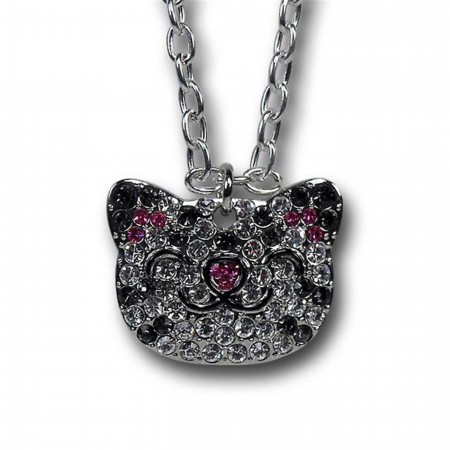 Big Bang Theory Soft Kitty Rhinestone Head Necklace