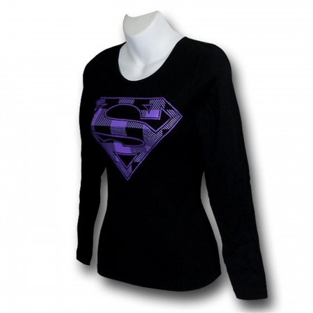 Supergirl Long Sleeve Sleep Shirt & Bottoms