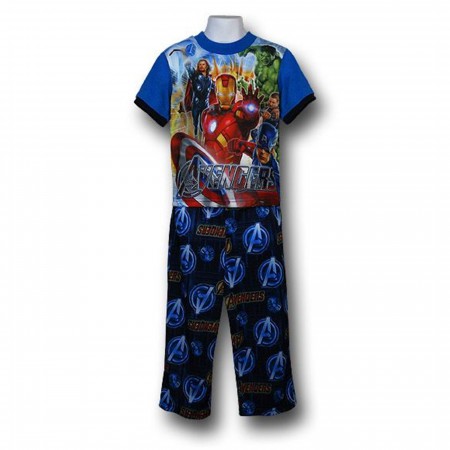 Avengers Movie Kids 3 Piece Pajamas Set