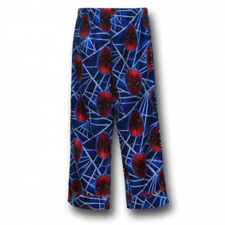 Spiderman Kids Button-Up Blue Spider Sense Pajamas