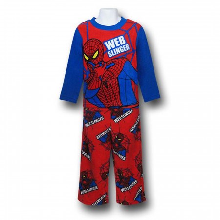 Spiderman Kids Web-Sling Pullover Pajamas