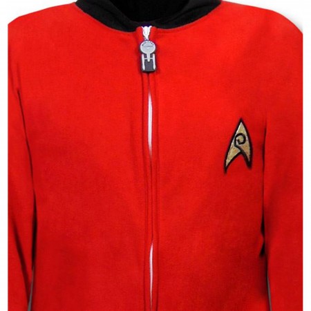 Star Trek Security Uniform Footed Pajamas