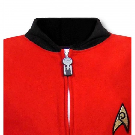 Star Trek Security Uniform Footed Pajamas