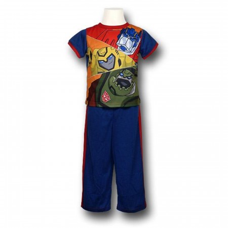 Transformers Kids Animated 2 Piece Pajamas