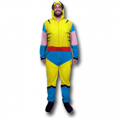 Wolverine Retro Costume Union Suit Pajamas