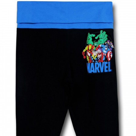 Marvel Group Logo Women's Yoga Pants