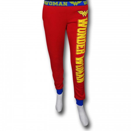 Wonder Woman Women's French Terry Pajama Pants