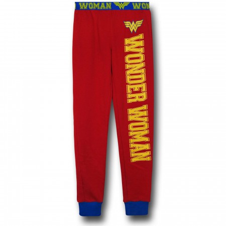 Wonder Woman Women's French Terry Pajama Pants
