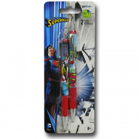Superman Gel Pen 2-Pack