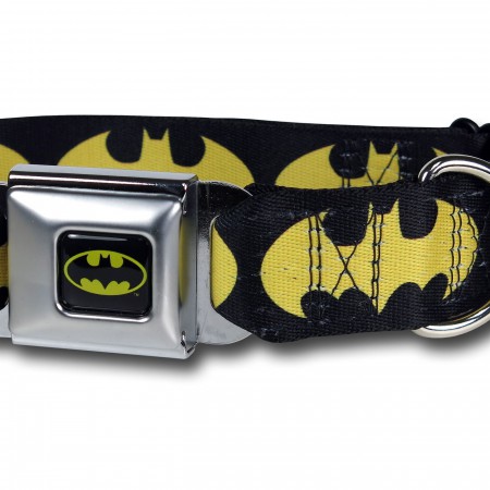 Batgirl Yellow Symbols Seatbelt Dog Collar