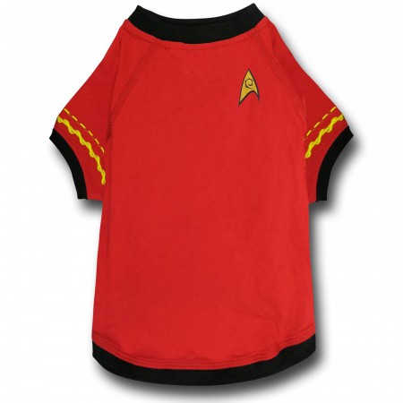Star Trek Security Uniform Dog Shirt