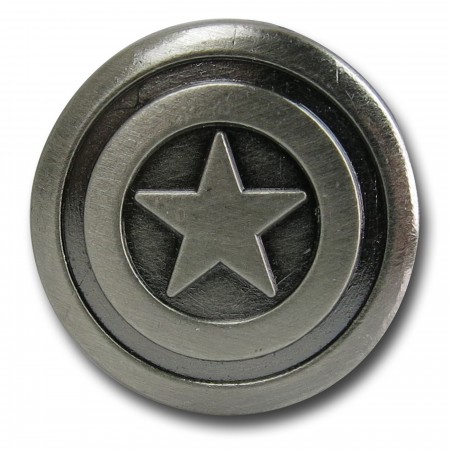 Captain America Shield Pewter Lapel Pin