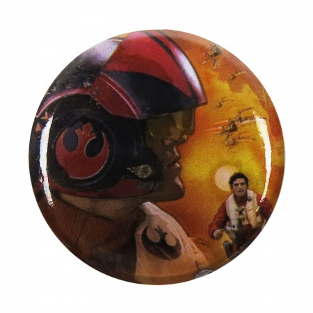 Star Wars Force Awakens Poe Profile Button