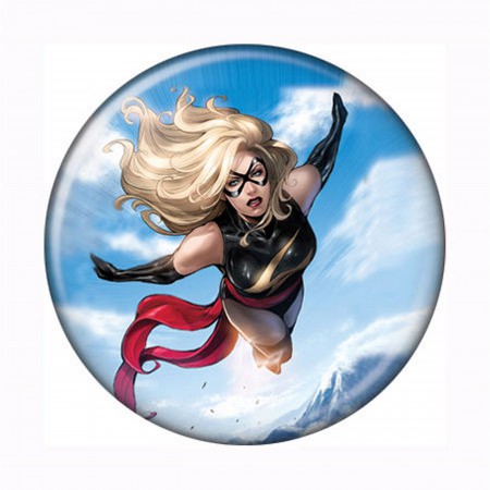 Ms. Marvel Soaring Button