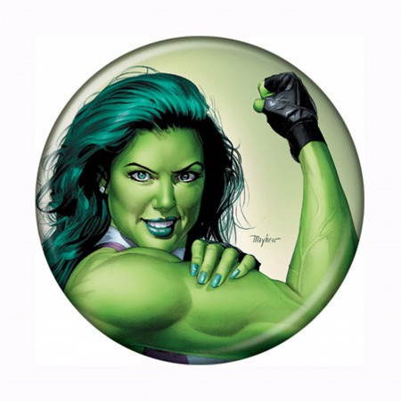 She-Hulk Flex Button
