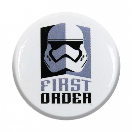 Star Wars Force Awakens First Order Trooper Button