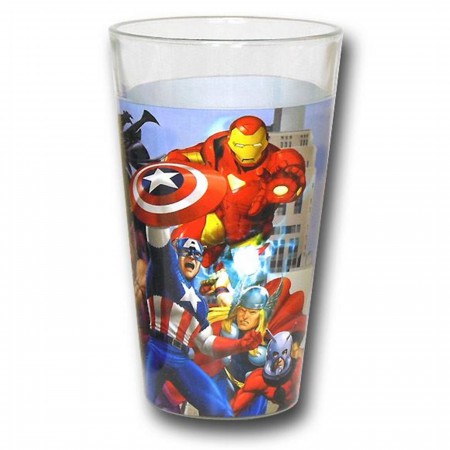 Marvel Group Wrap Pint Glass 2-Pack