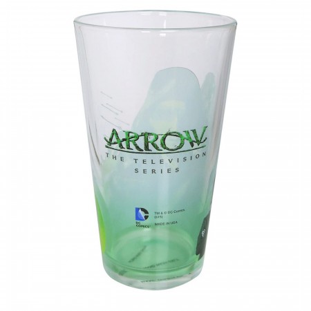 Arrow Close-Up Pint Glass
