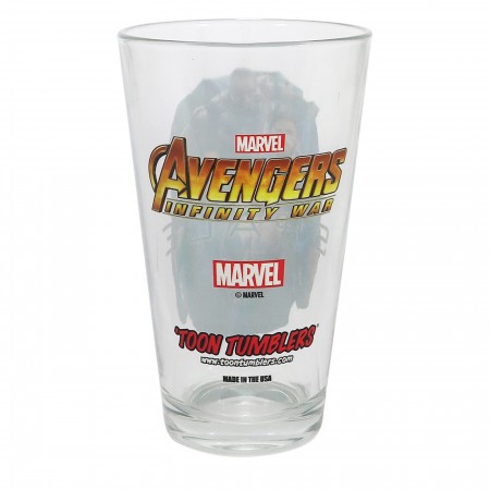 Avengers Infinity War Space Pint Glass