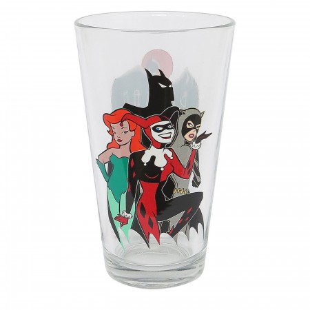 Batman Animated Gotham Sirens Pint Glass