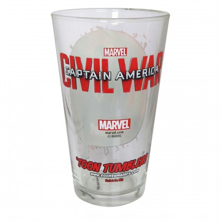 Captain America Civil War Pint Glass