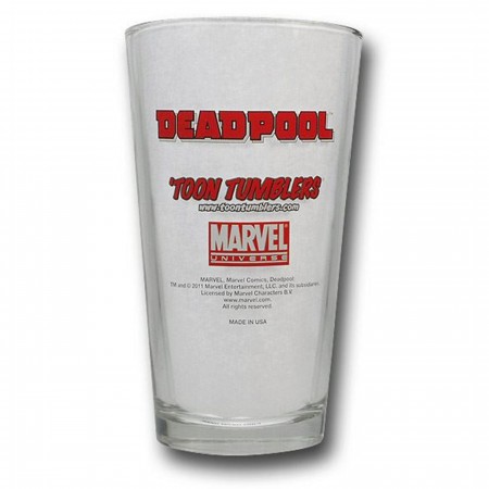 Deadpool Pint Glass
