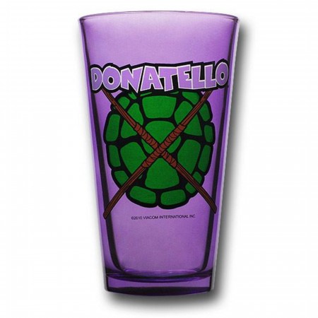 TMNT Colored Pint Glass Set of 4