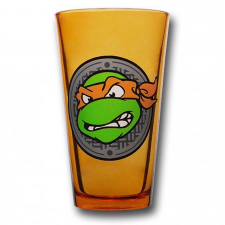 TMNT Colored Pint Glass Set of 4