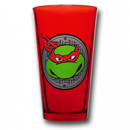 TMNT Colored Pint Glass Set of 4