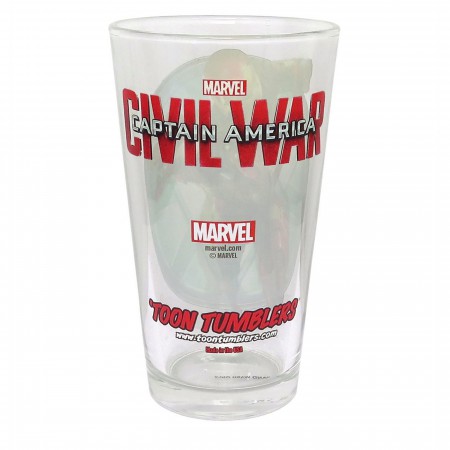 Iron Man Action Pint Glass