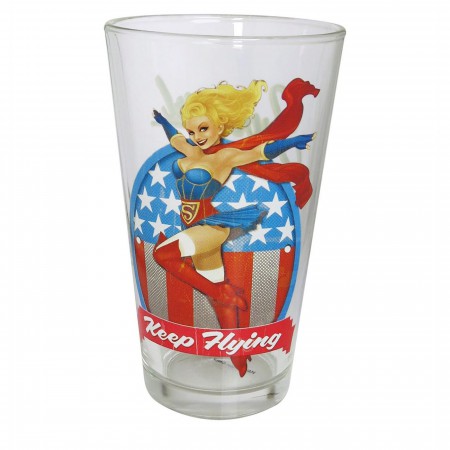 Supergirl DC Bombshell Pint Glass