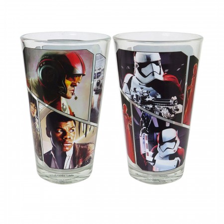Star Wars The Last Jedi Pint Glass 2-Pack