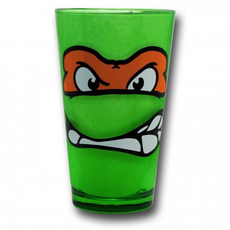 TMNT Growling Faces Pint Glass Set