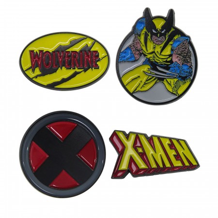 Wolverine & The X-Men Lapel Pin Set of 4