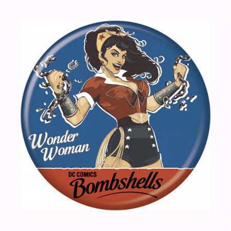 Wonder Woman DC Bombshells Button