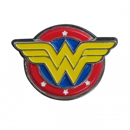 Wonder Woman Symbol Colored Lapel Pin