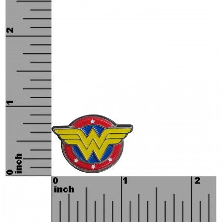 Wonder Woman Symbol Colored Lapel Pin