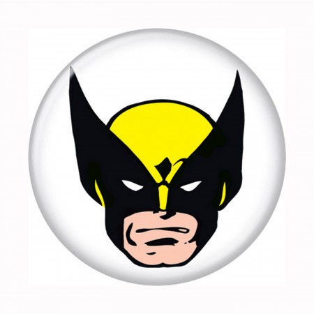 X-Men Wolverine Head Button