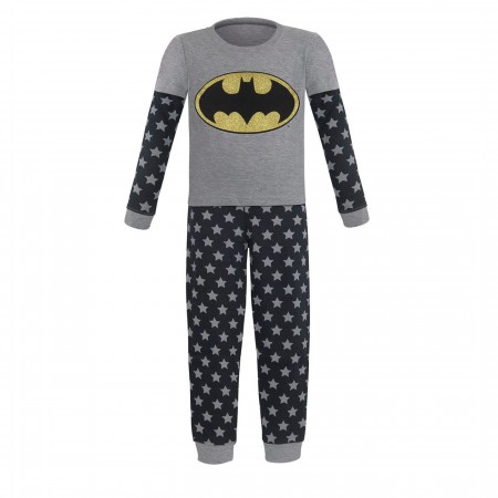 Batgirl Retro Girl's Thermal Pajama Set