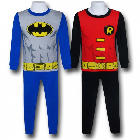 Batman & Robin Kids Long Pajama Sets