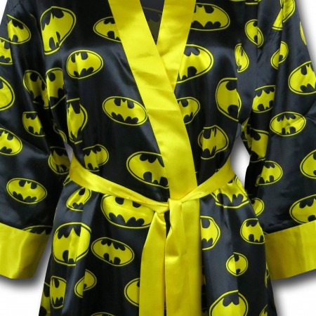 Batman Women's Silk Printed Robe
