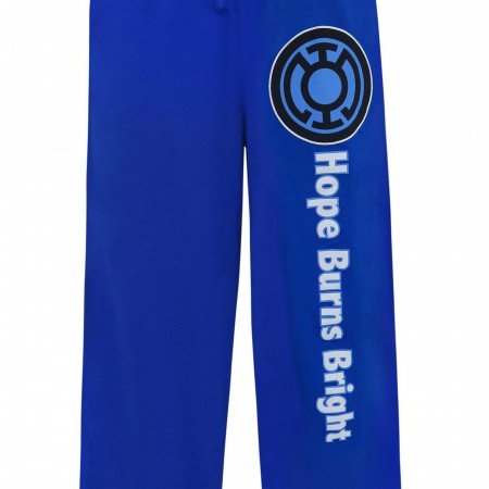 Blue Lantern Hope Burns Bright Unisex Pajama Pants
