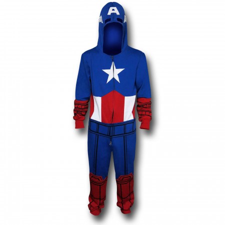 Captain America Adult Union Suit
