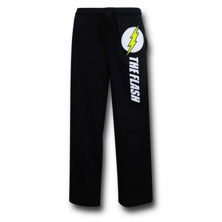 Flash Symbol Black Pajama Pants