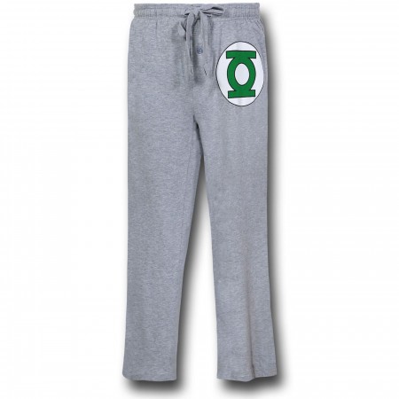 Green Lantern Symbol Grey Sleep Pants