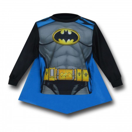 Batman Caped Costume 2-Piece Kids Pajama Set